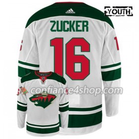 Adidas Maillot de Hockey Minnesota Wild JASON ZUCKER 16 Blanc Authentic - Enfant